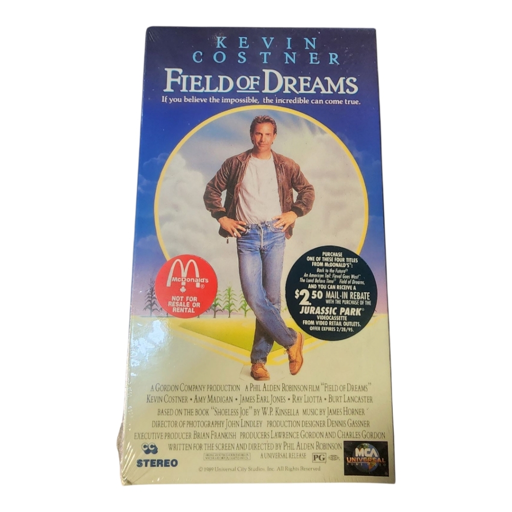 Field of Dreams VHS Tape New Sealed McDonalds